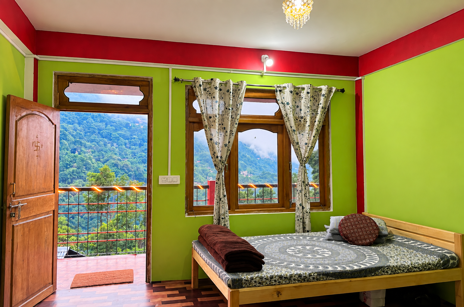 Room with mountain view