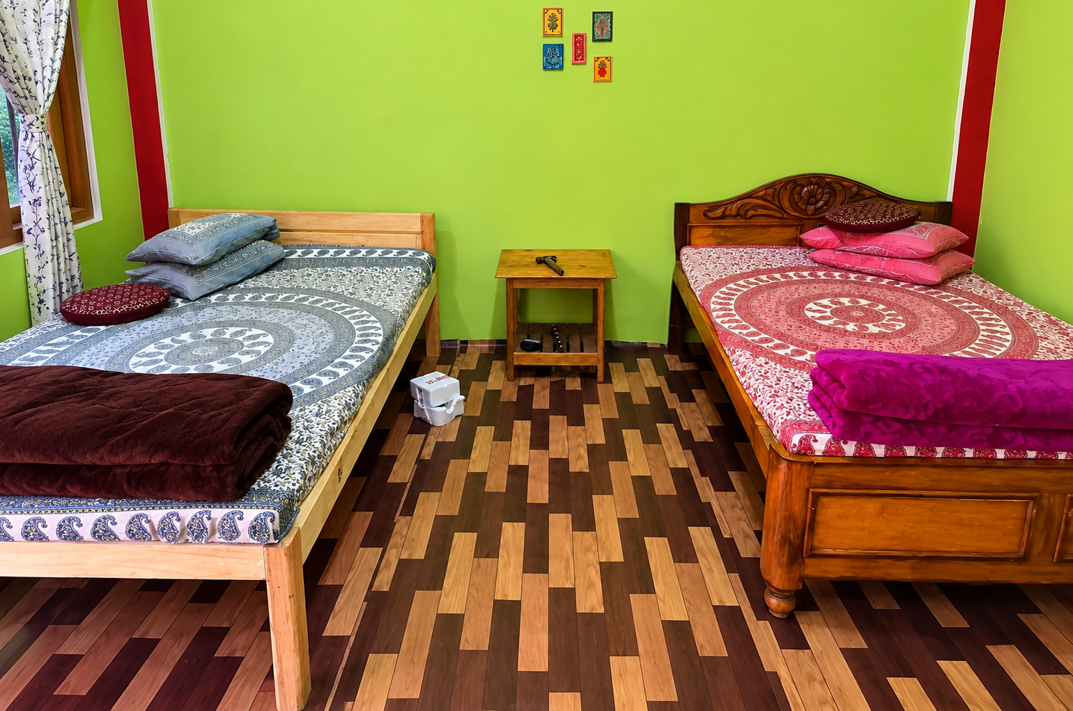 Twin bed comfortable room